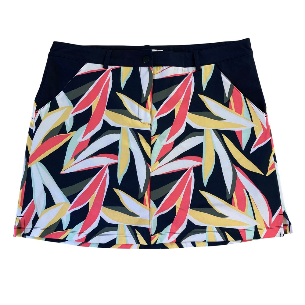 Lady Hagen Traditional Skort Desert Getaway‎ Retro Leaf Dark Navy (Size 16)